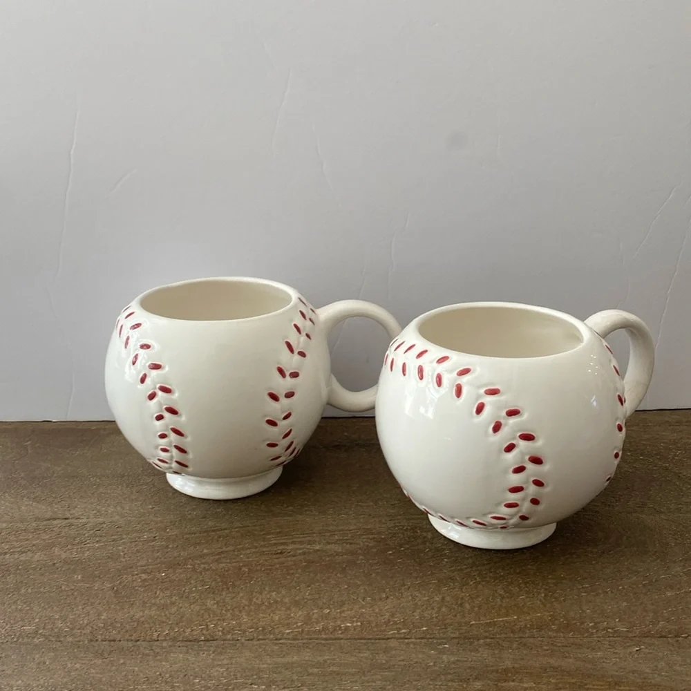 Teleflora Gifts Set of 2 Baseball Coffee‎ Mugs
